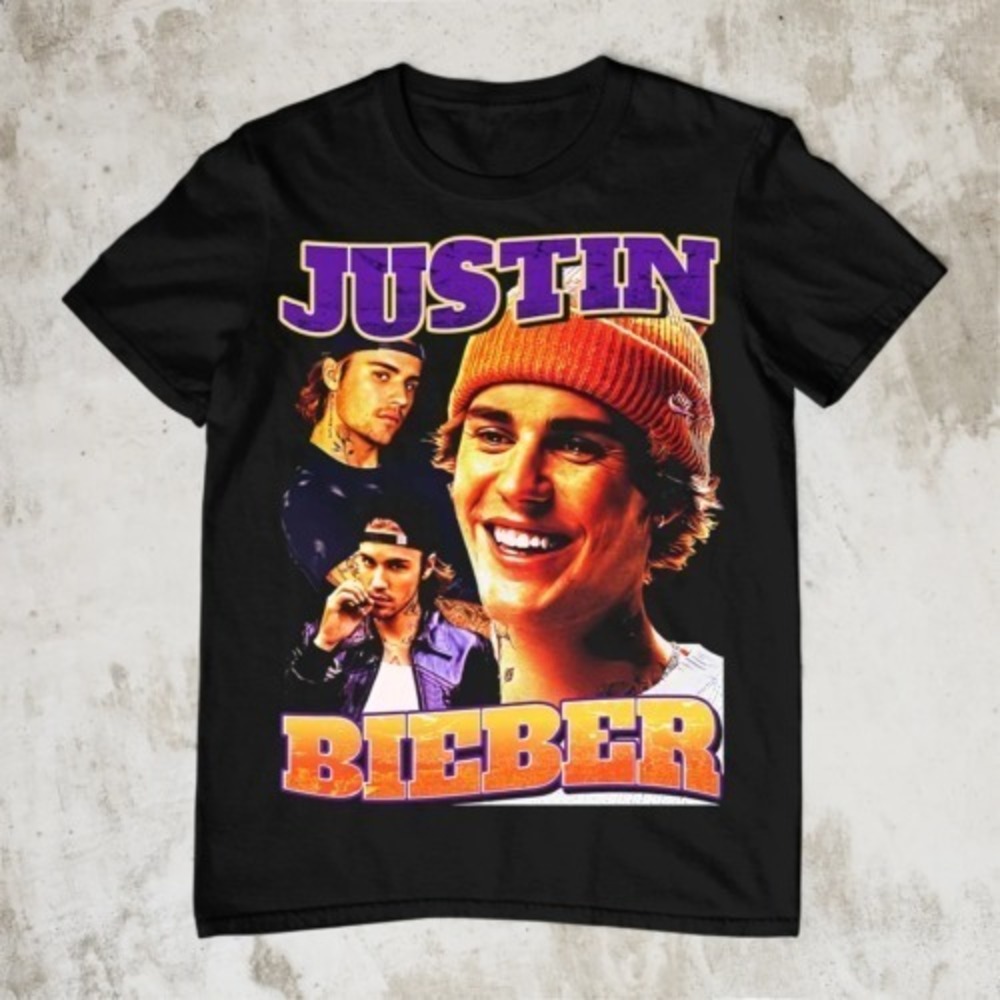 Justin Bieber Music Lovers Gift Shirt Retro 90s Graphics Unisex T-shirt